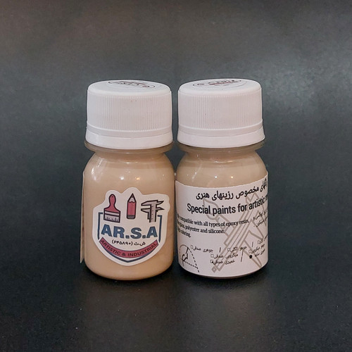 رنگ خمیری کرم