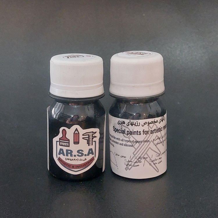 رنگ خمیری مشکی